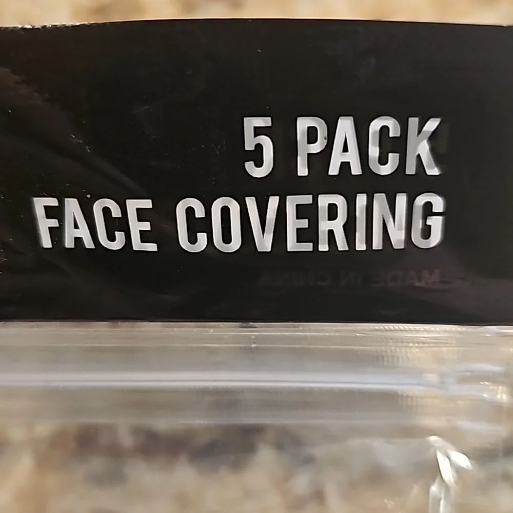 New Mad Engine Adult Face Mask Cover 5 Pack Washable & Reusable Dark Tie Dyes